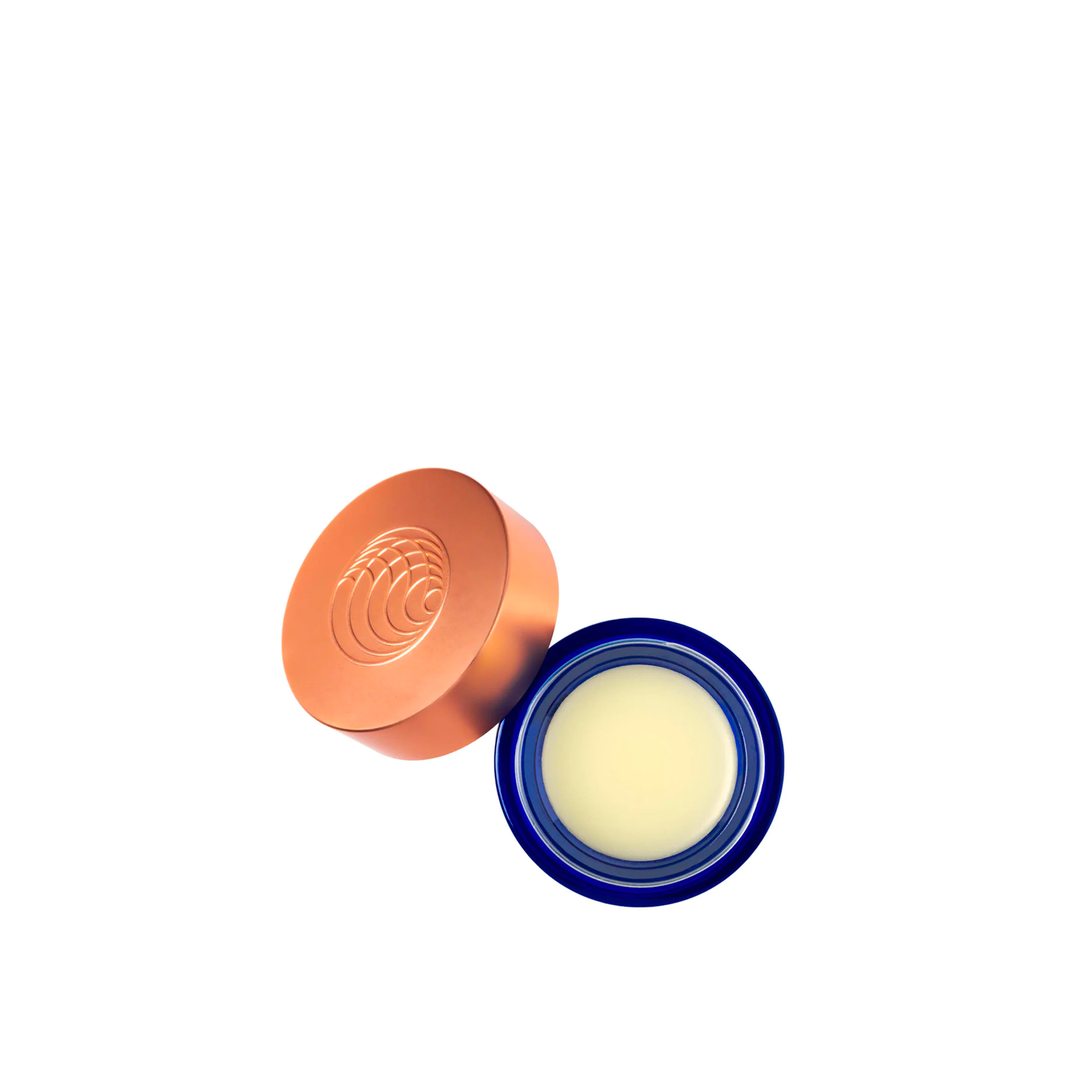 A jar of Augustinus Bader The Cleansing Balm, with the lid off showing the contents.