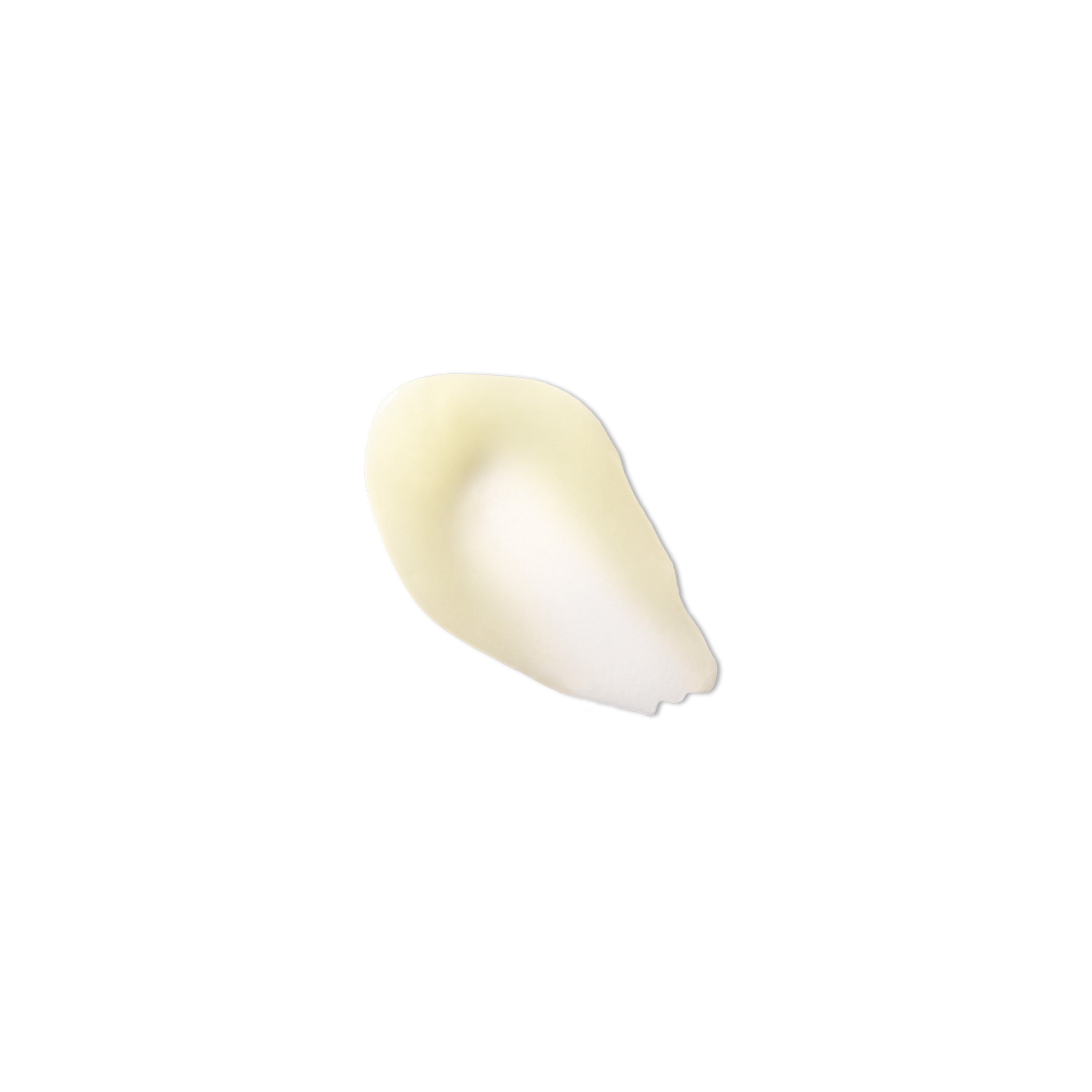 A product swatch of a creamy cleansing balm