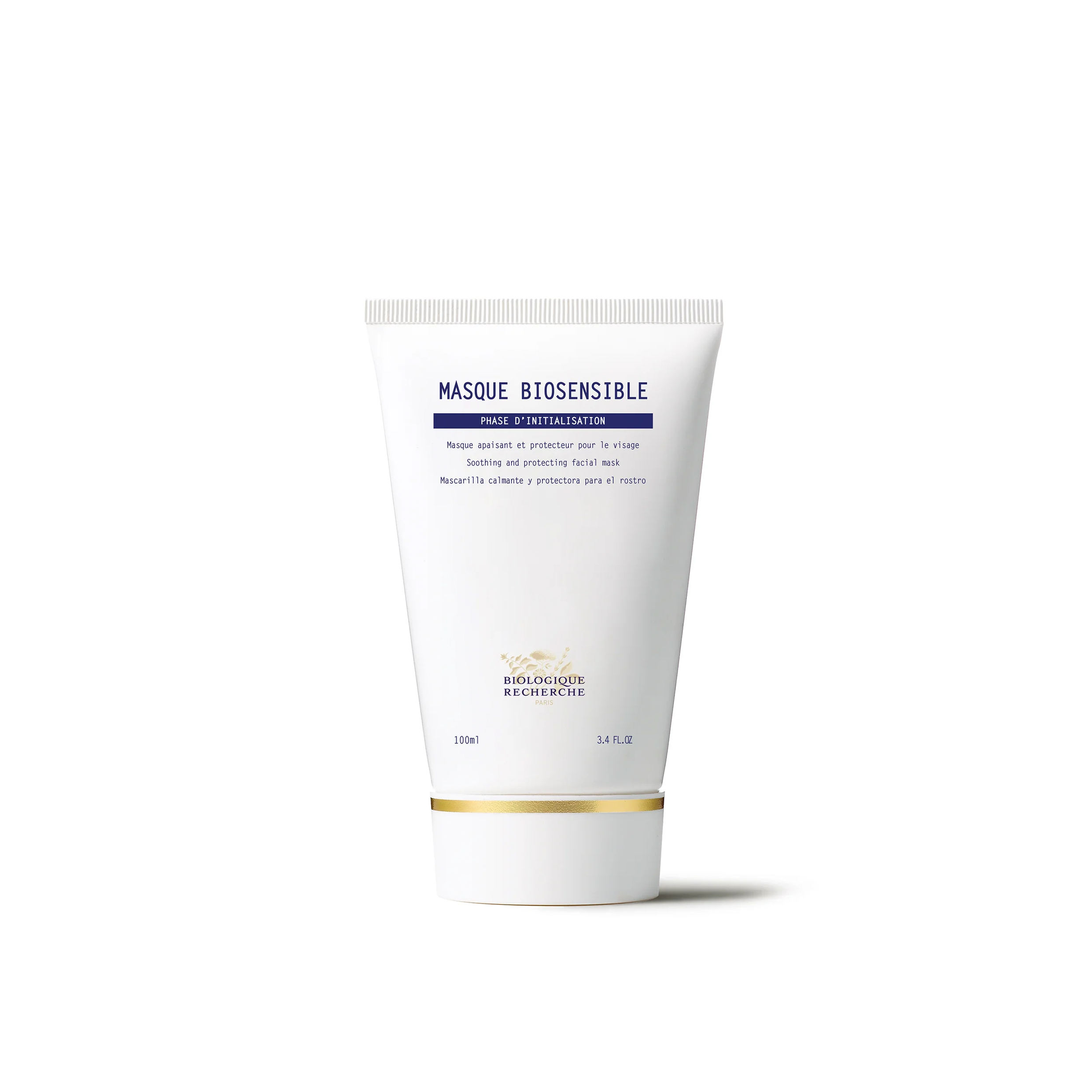 A tube of Biologique Recherche Masque Biosensible, a soothing face mask for sensitive skin.
