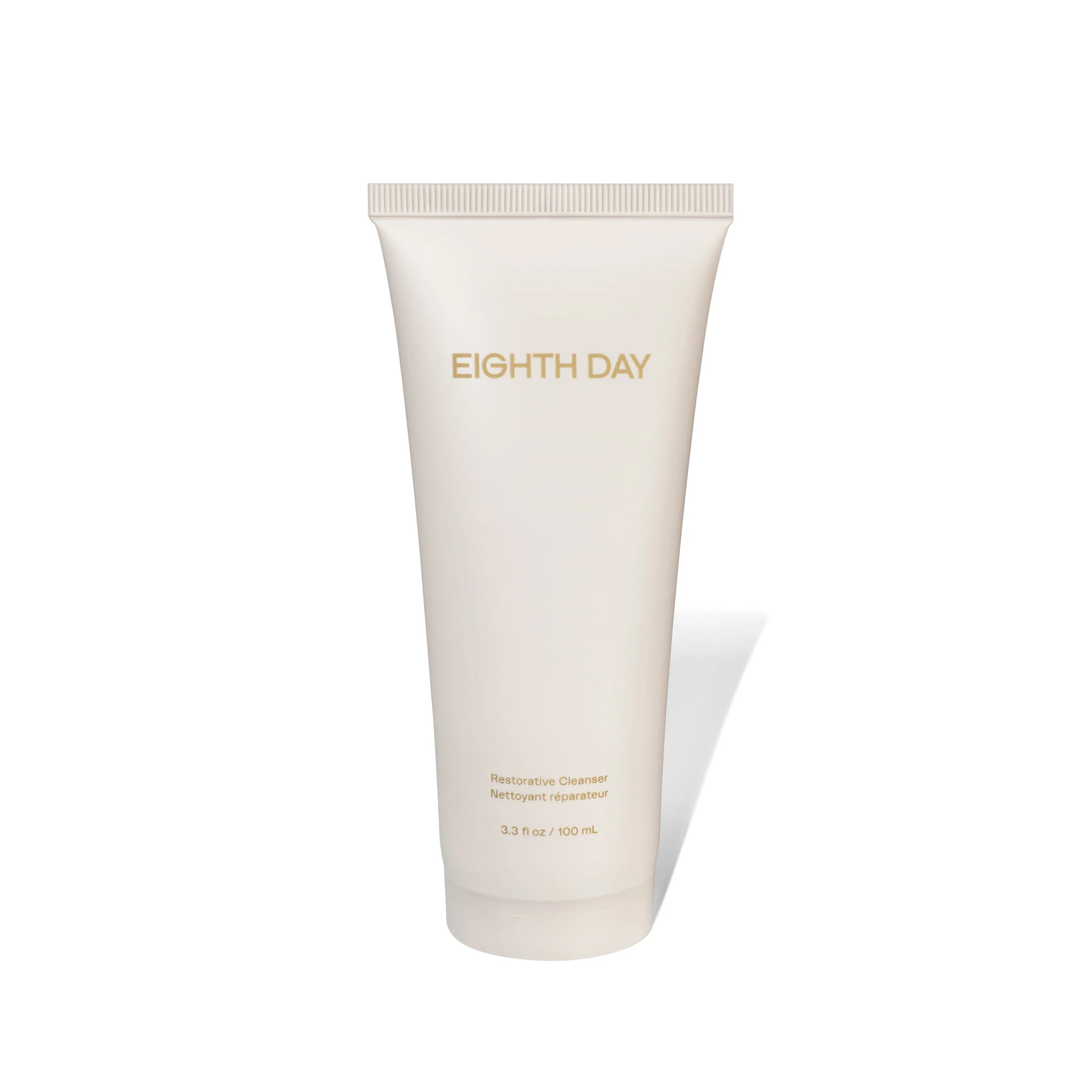 Tube of 'Eighth Day' product on a white background