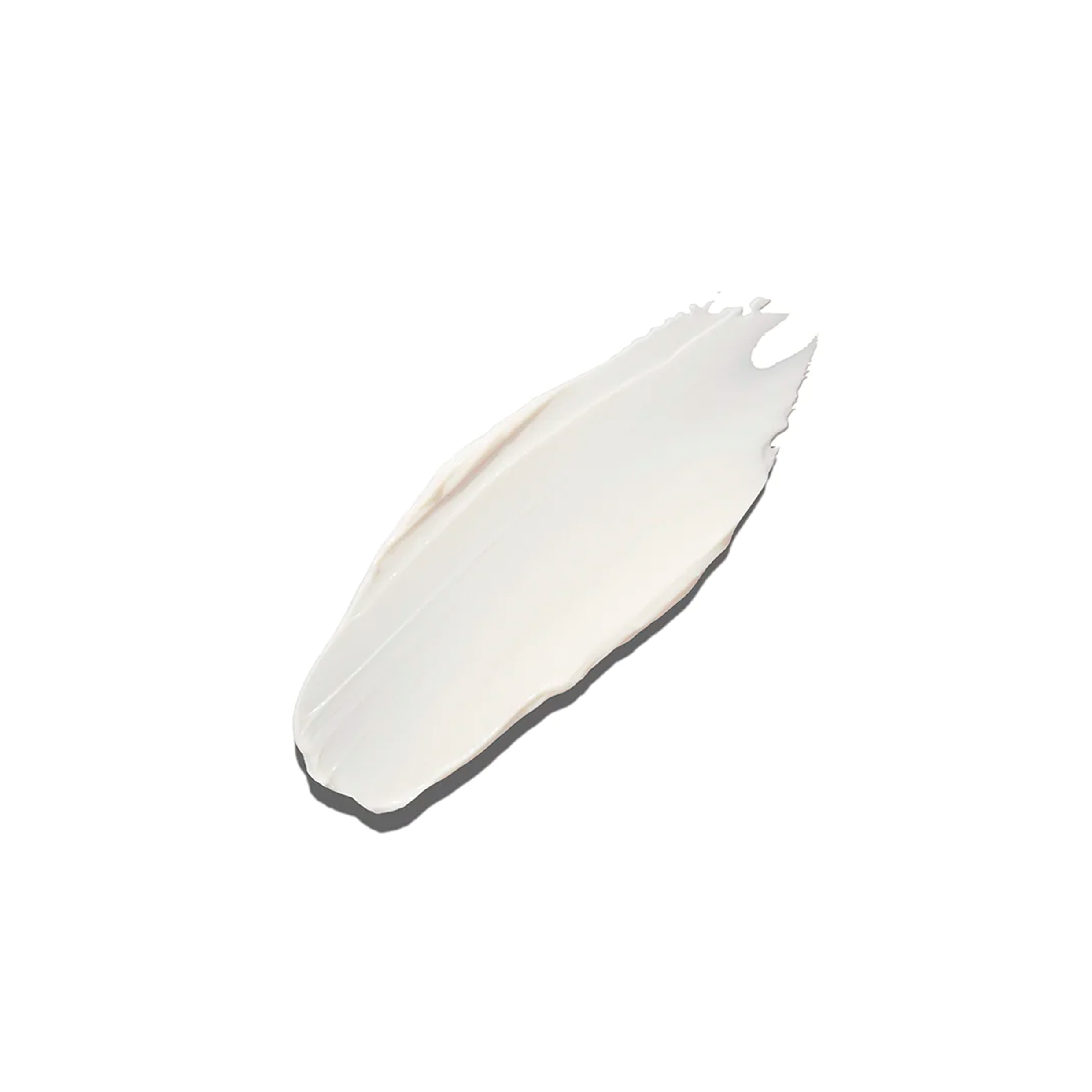 Product swatch of Eighth Day The Reparative Moisturiser, showing a white cream.