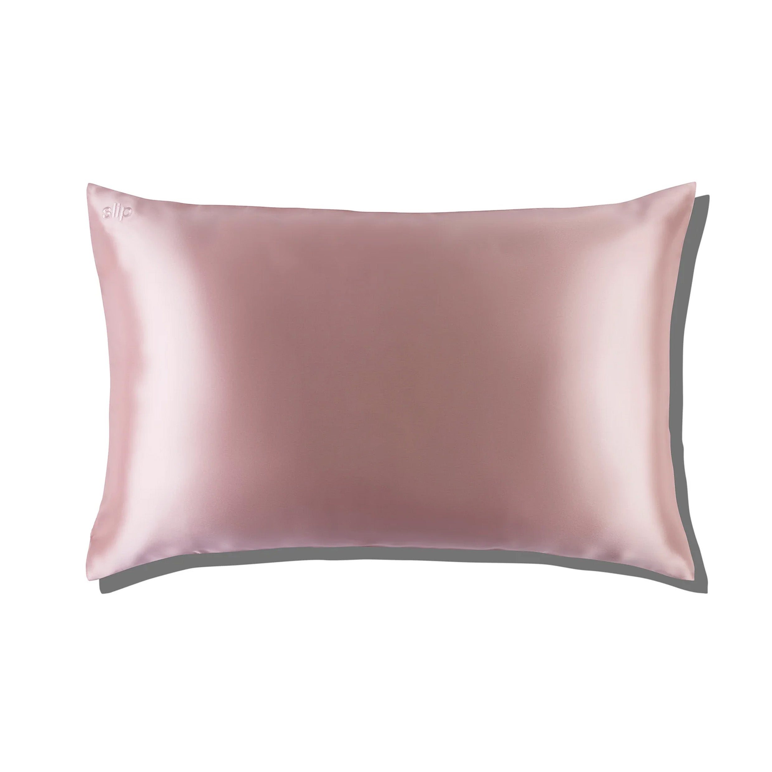 A Slip Silk Pillowcase in Pink Queen Size