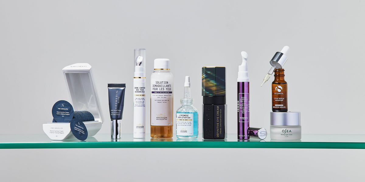 Eyecare arranged in the Skincare Edit photography archive