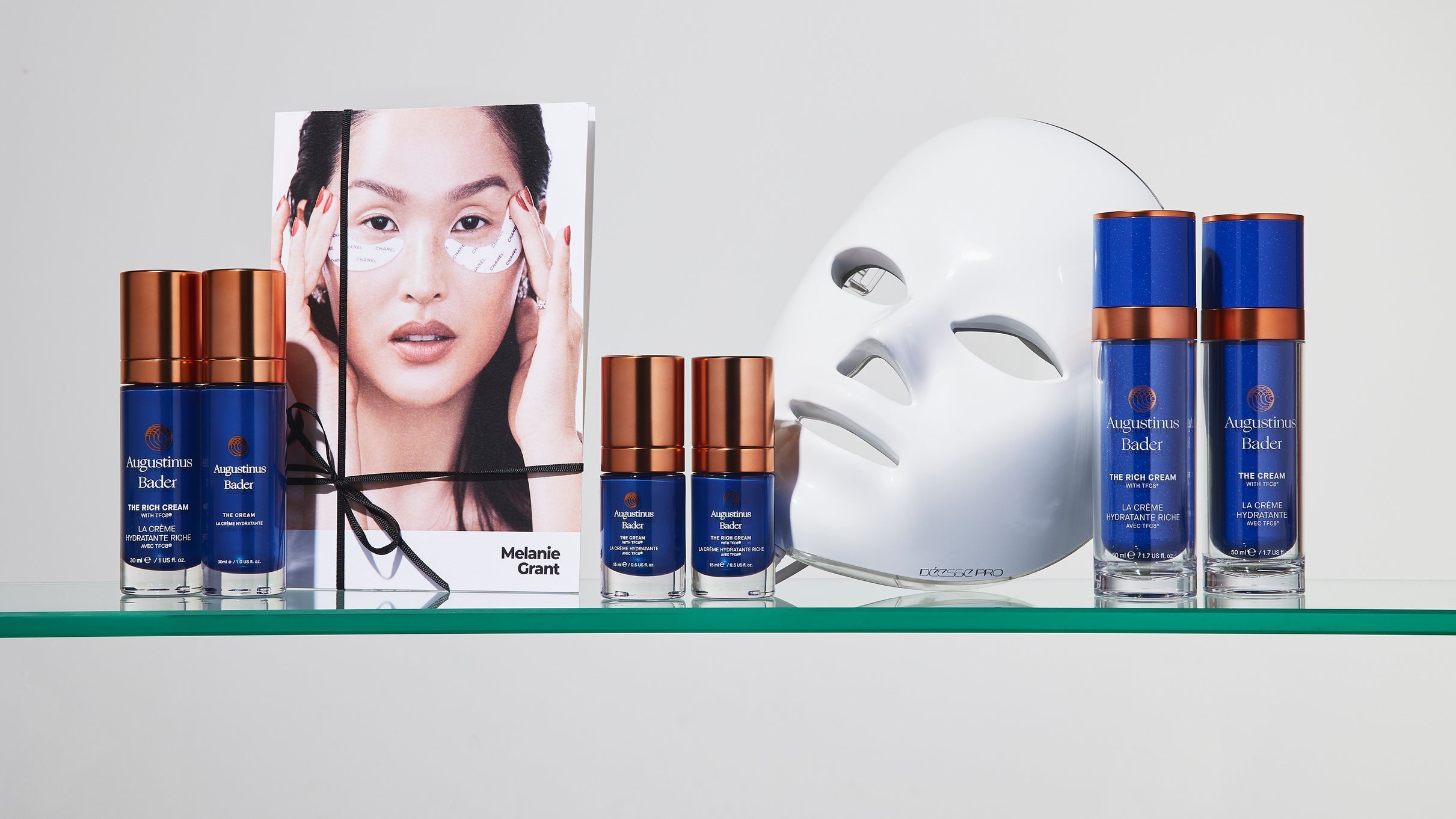 augustinus bader the cream and rich cream gift pack from skincare edit at melanie grant