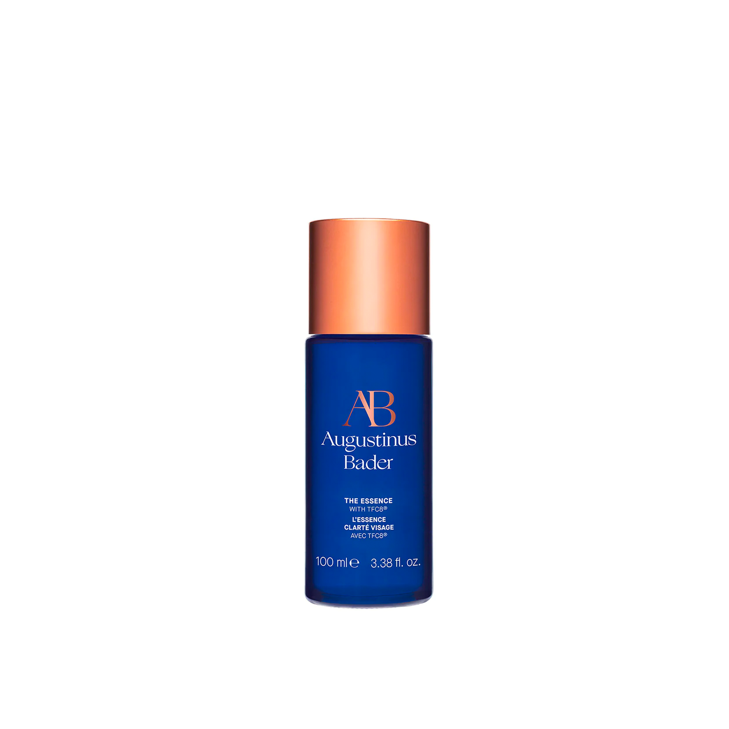 A bottle of Augustinus Bader The Essence in 100ml size