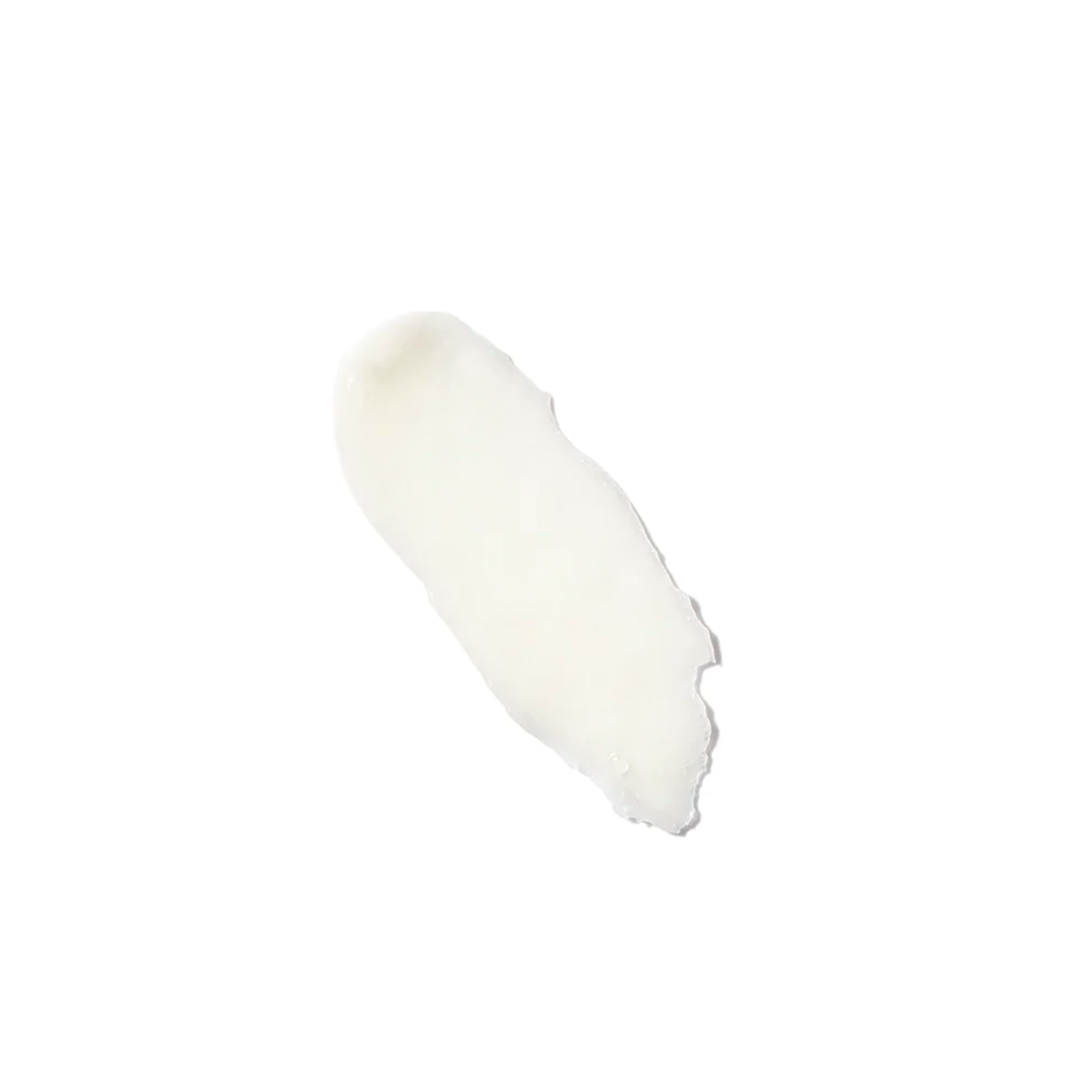 Clear Lip balm texture shown on a white background.