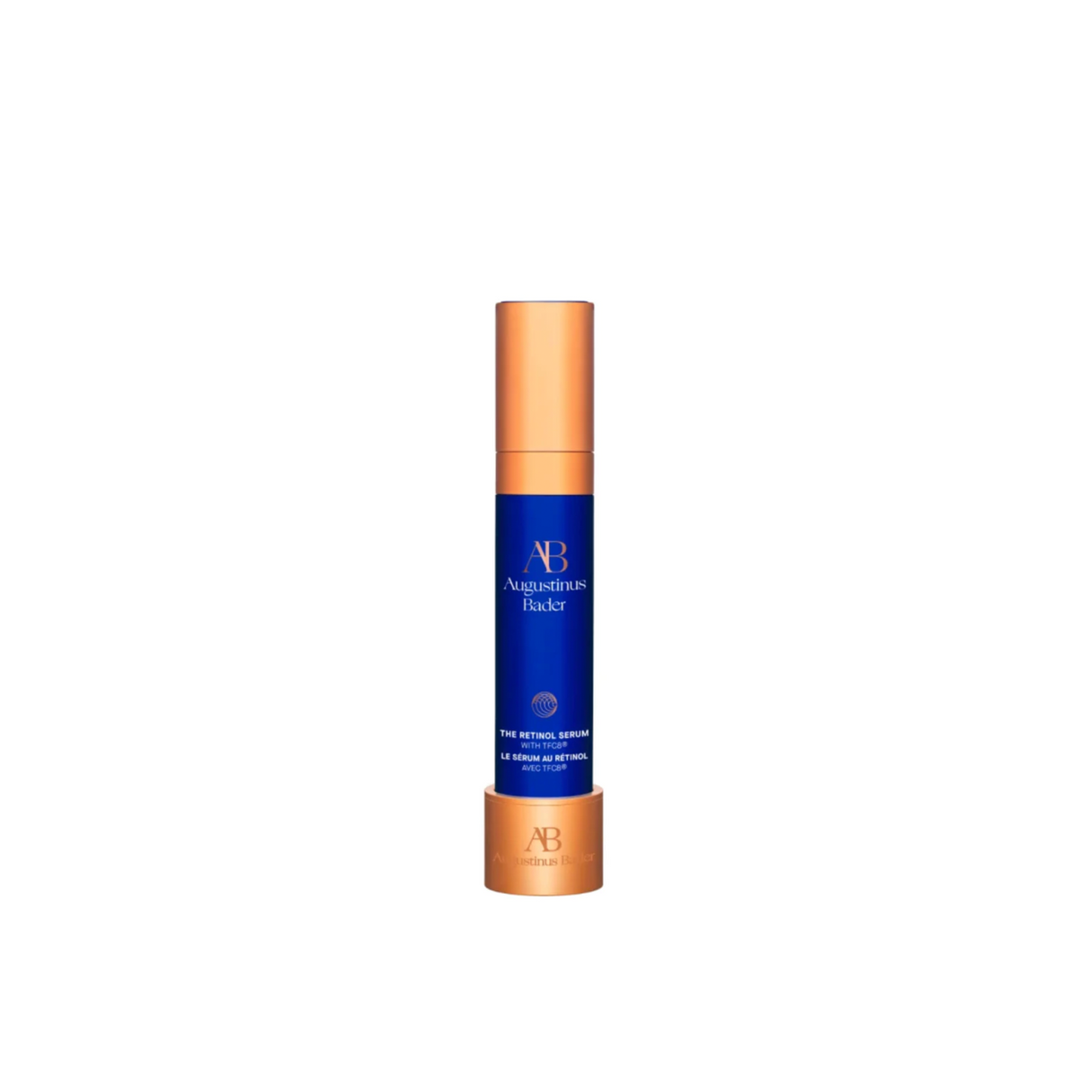 Augustinus Bader The Retinol Serum shown in the holder stand.