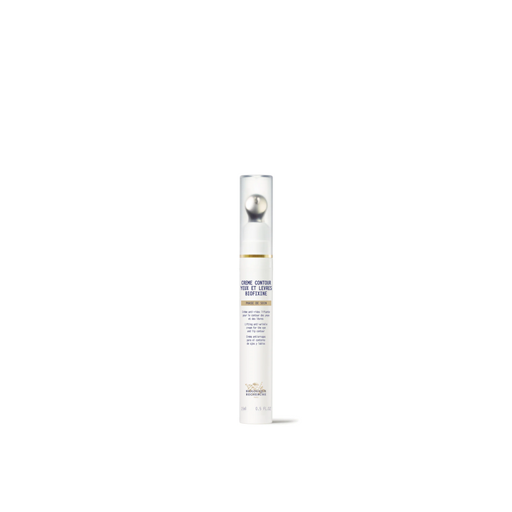 A product image of Biologique Recherche Crème Contour Yeux et Lévres Biofixine eye cream.
