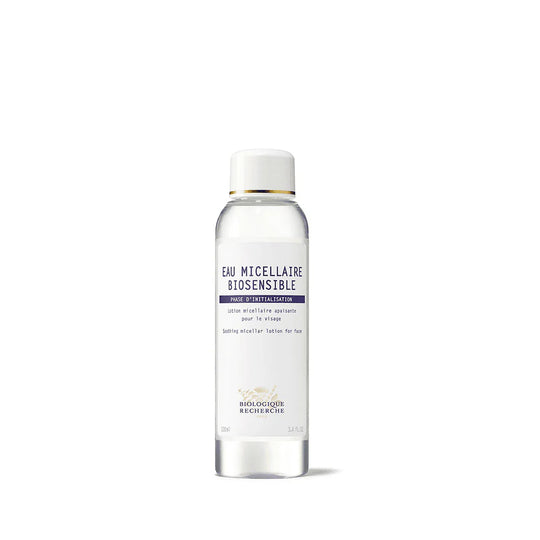 Bottle of Eau Micellaire Biosensible on a white background