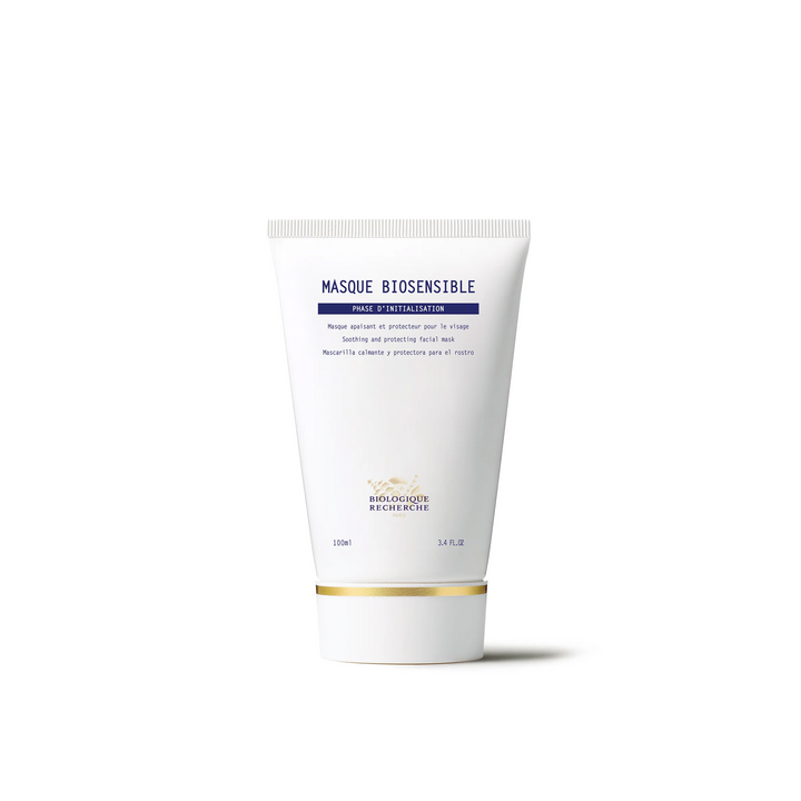 A tube of Biologique Recherche Masque Biosensible, a soothing face mask for sensitive skin.