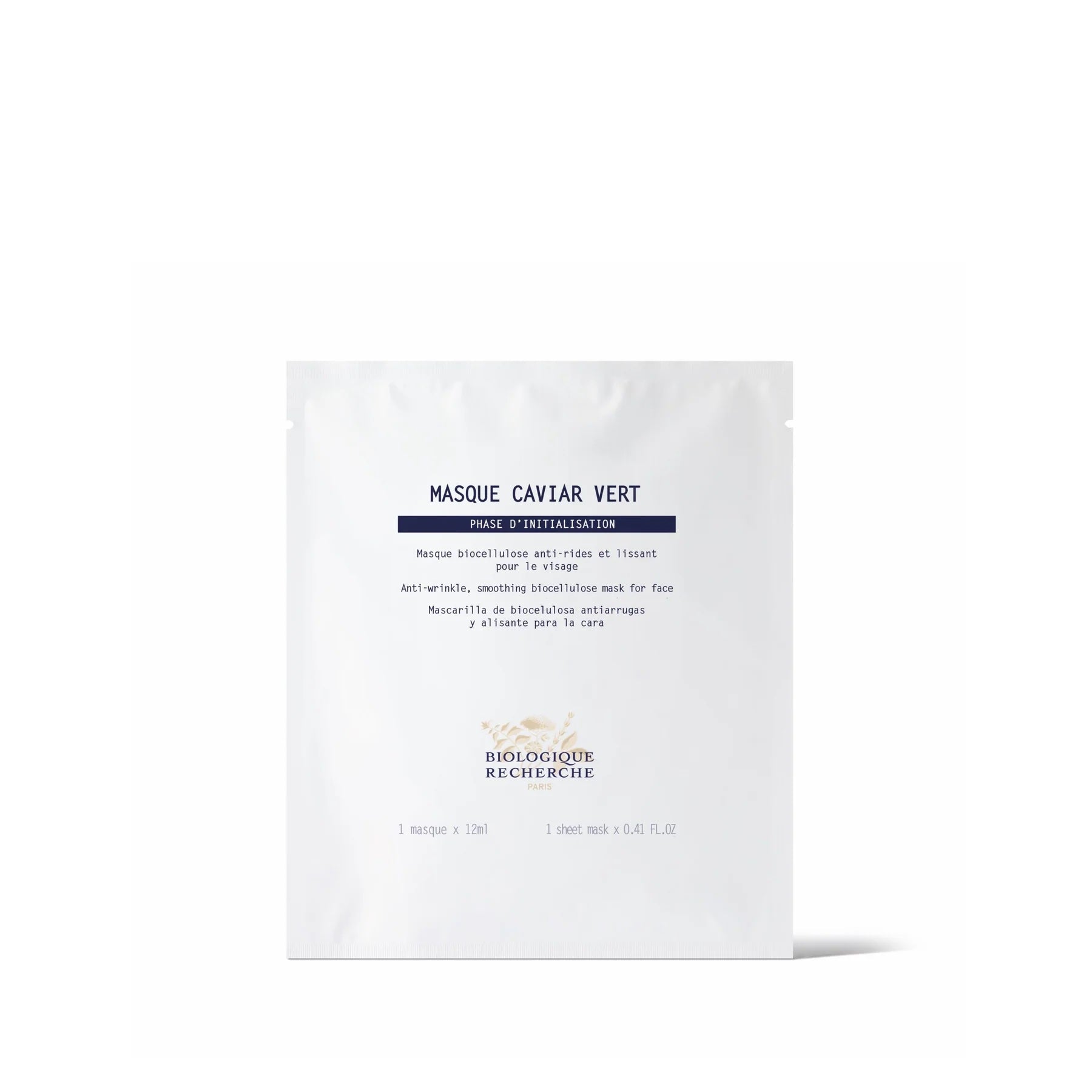 Biologique Recherche Masque Caviar Vert mask packaging on a white background