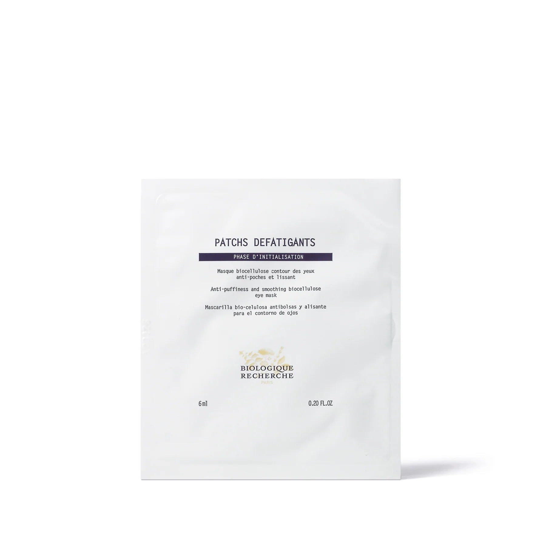 Pack of Biologique Recherche eye patches on a white background