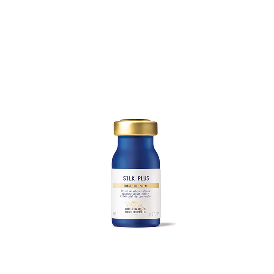 Small blue vial of Biologique Recherche Silk Plus Serum