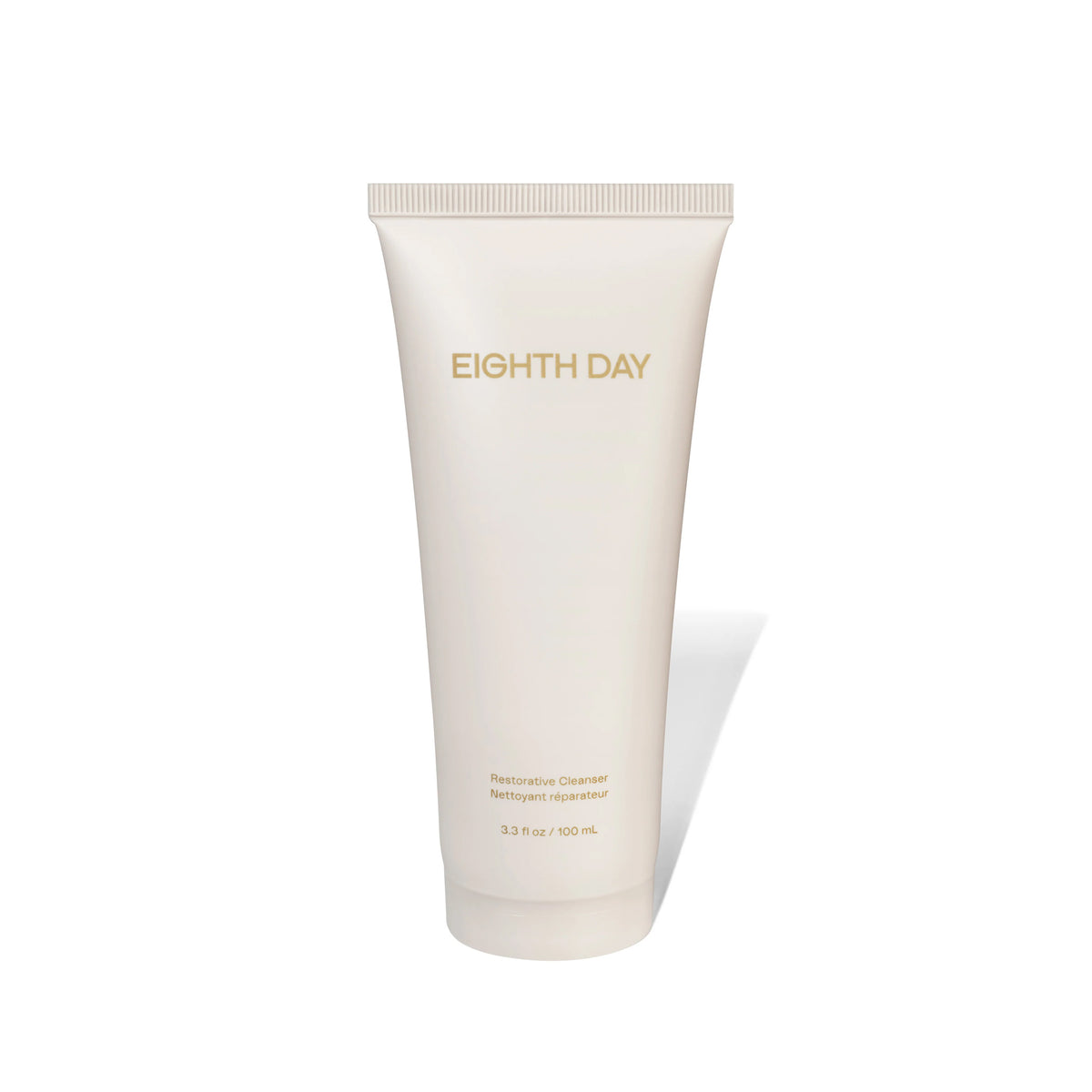 Tube of 'Eighth Day' product on a white background