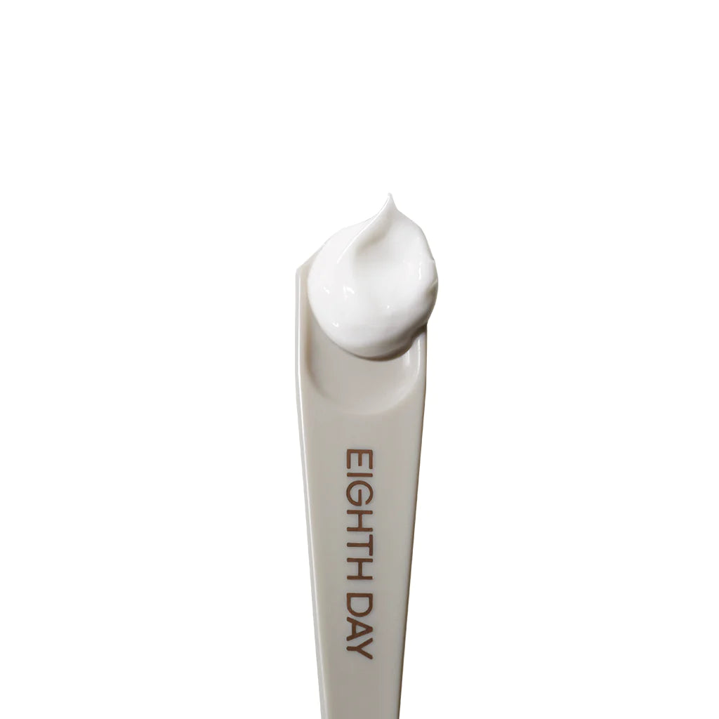 A sample of Eighth Day The Intensive Moisturiser on small spoon