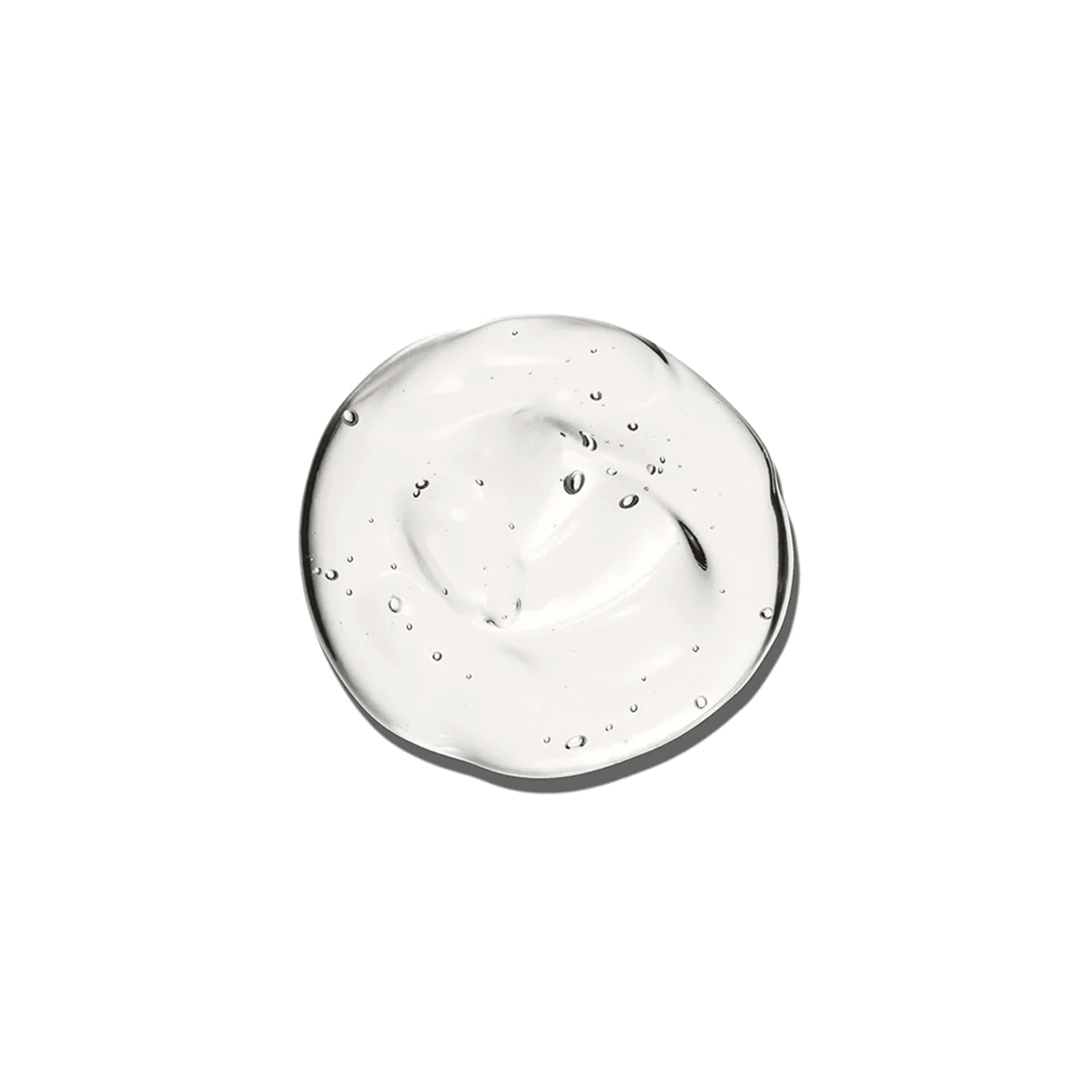 Texture of clear facial serum