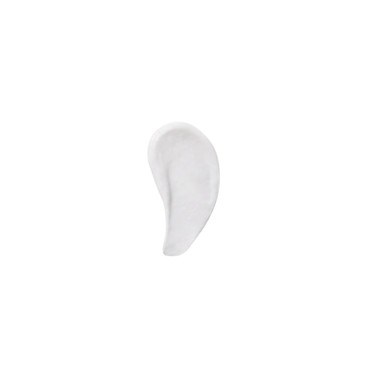 A product swatch of Valmont Face Exfoliant, showing a white cream