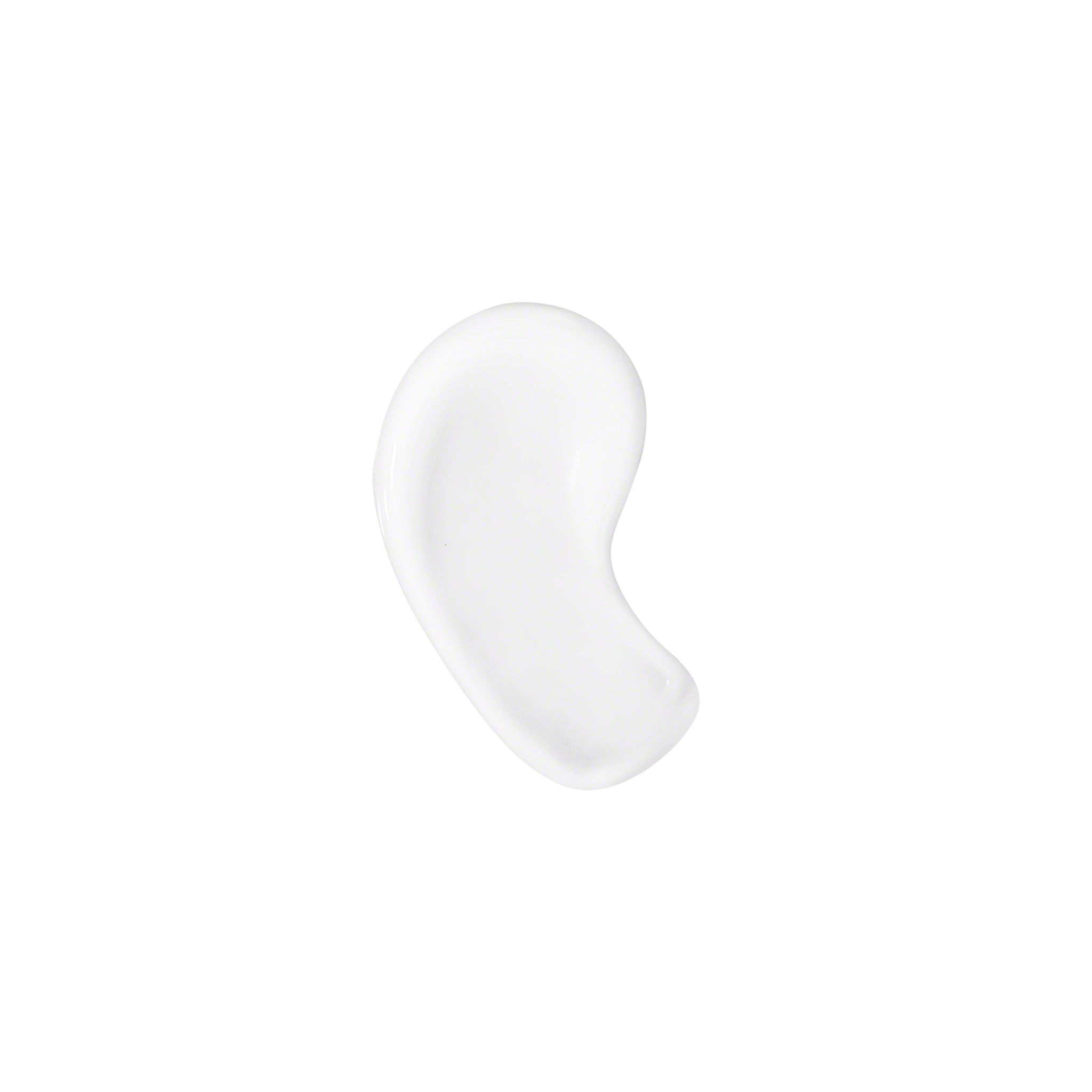 White product swatch on a white background