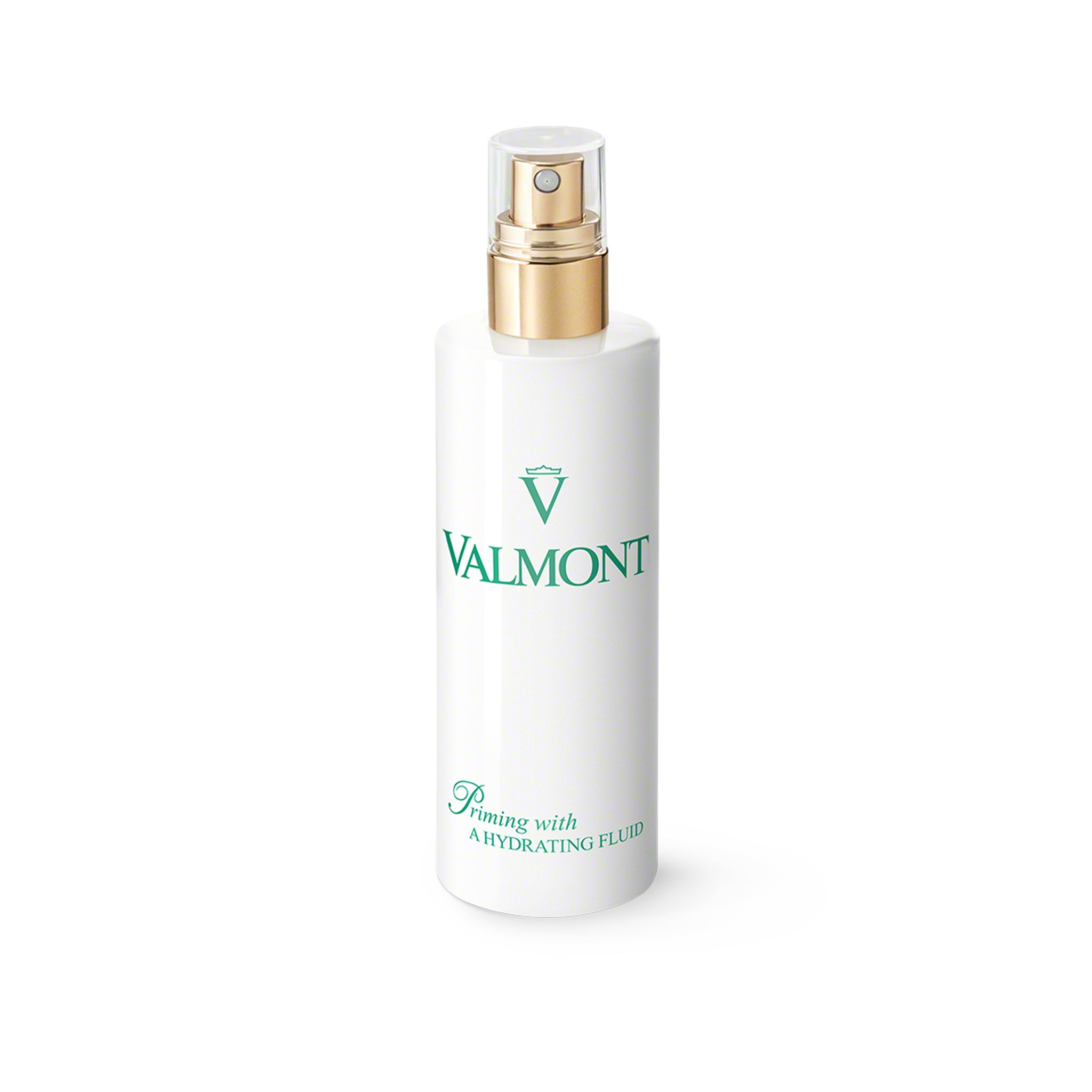 Valmont bottle on a white background