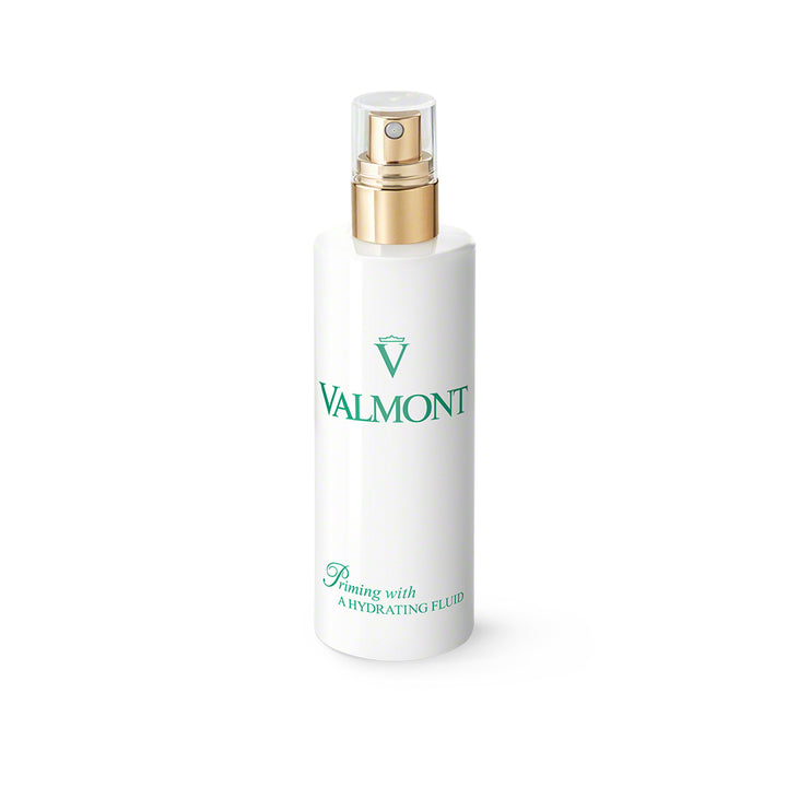 Valmont bottle on a white background