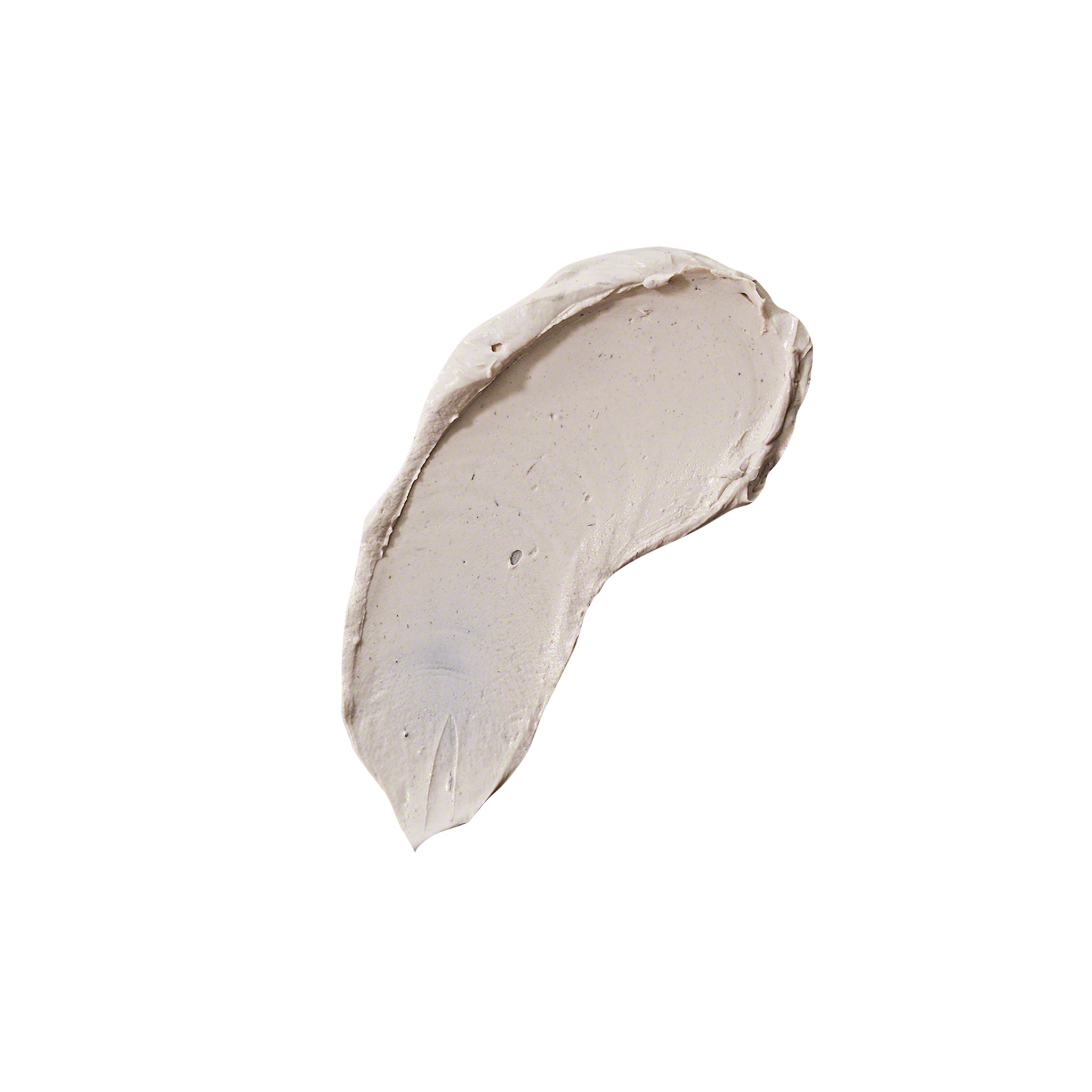 Beige cream swatch on a white background