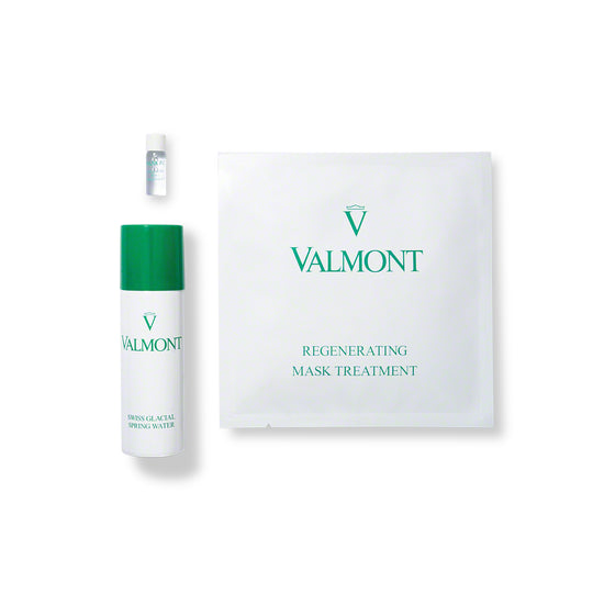 Valmont skincare product with packaging on a white background