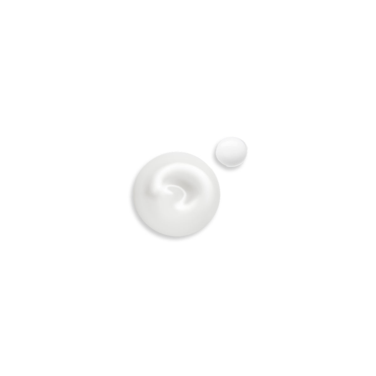Droplets of Valmont V-Lift Serum, on a white background