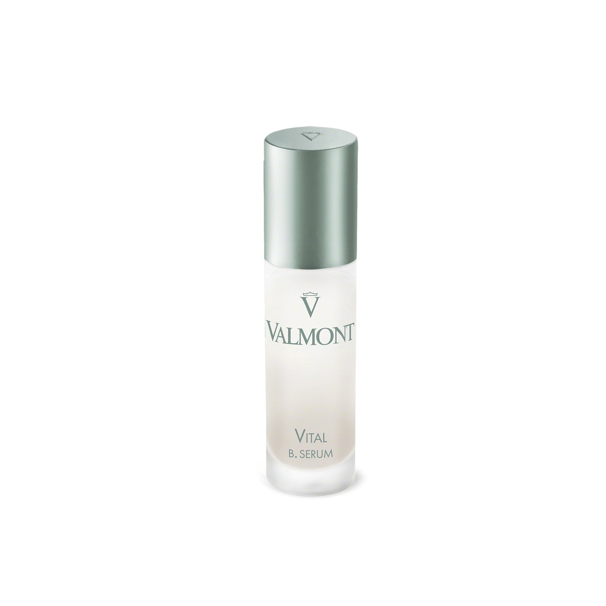 Valmont Vital B Serum bottle on a white background