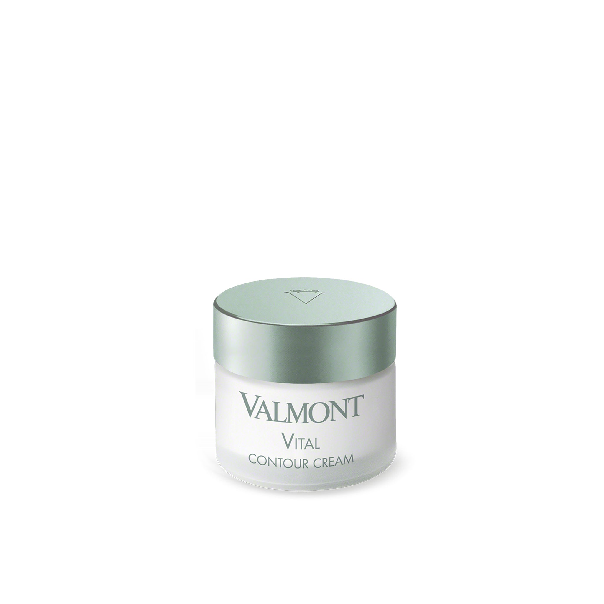 Valmont Vital Contour Cream jar on a white background