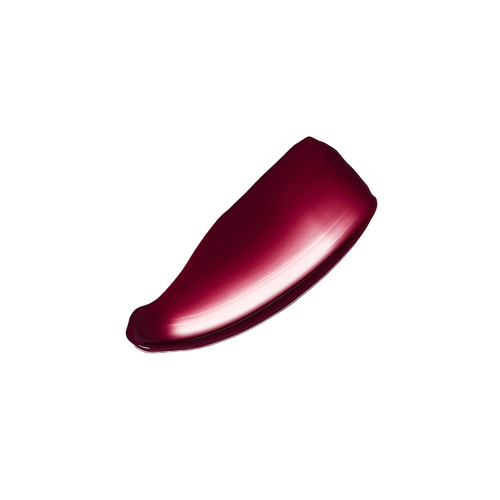 Red lip balm on a white background