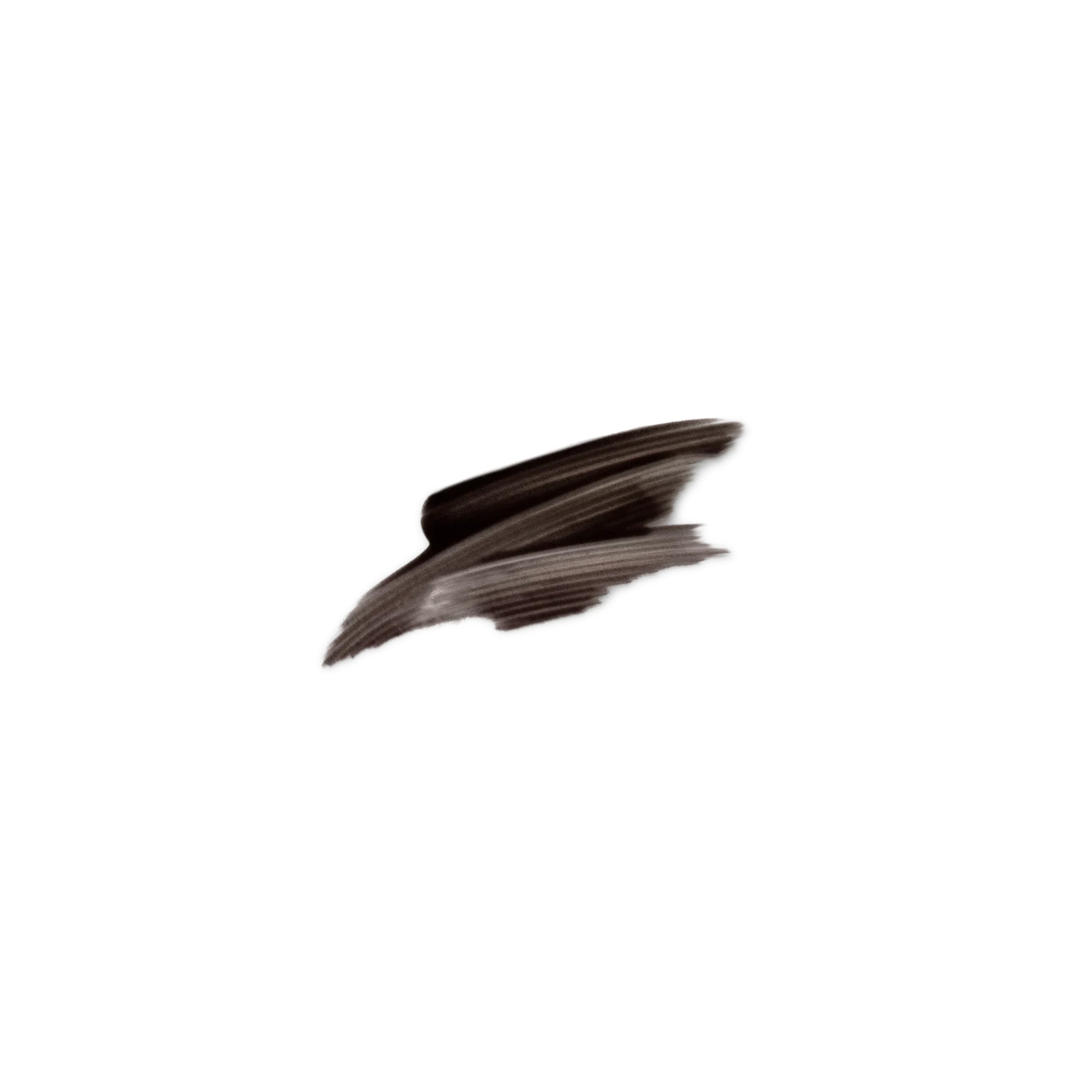 Dark-brown Brow gel on white background