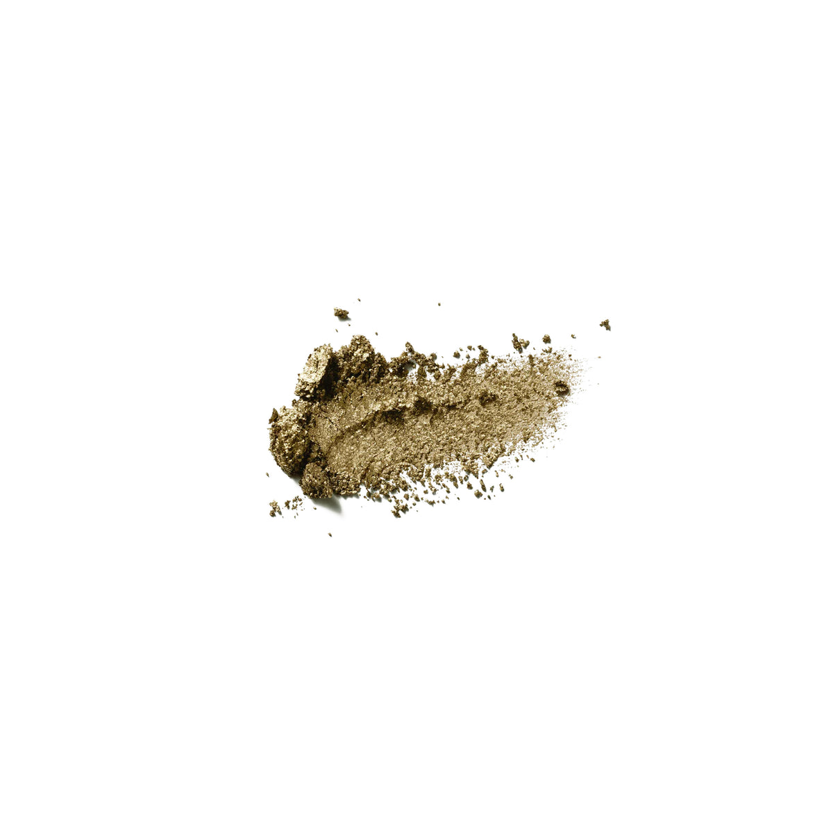 Shimmery Eyeshadow Swatch on white background