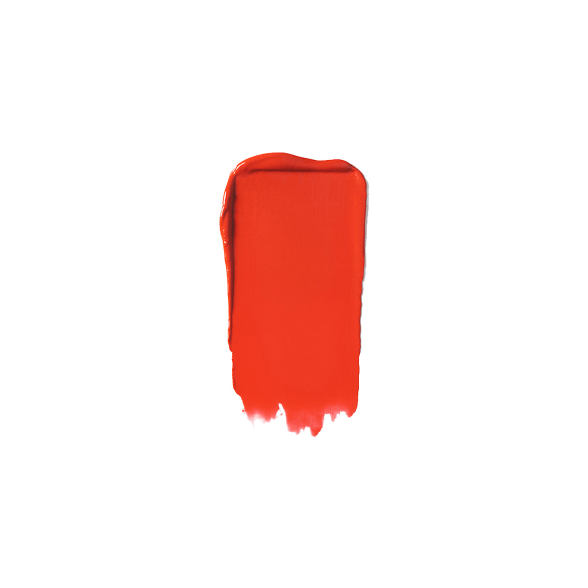 A red colour swatch sample