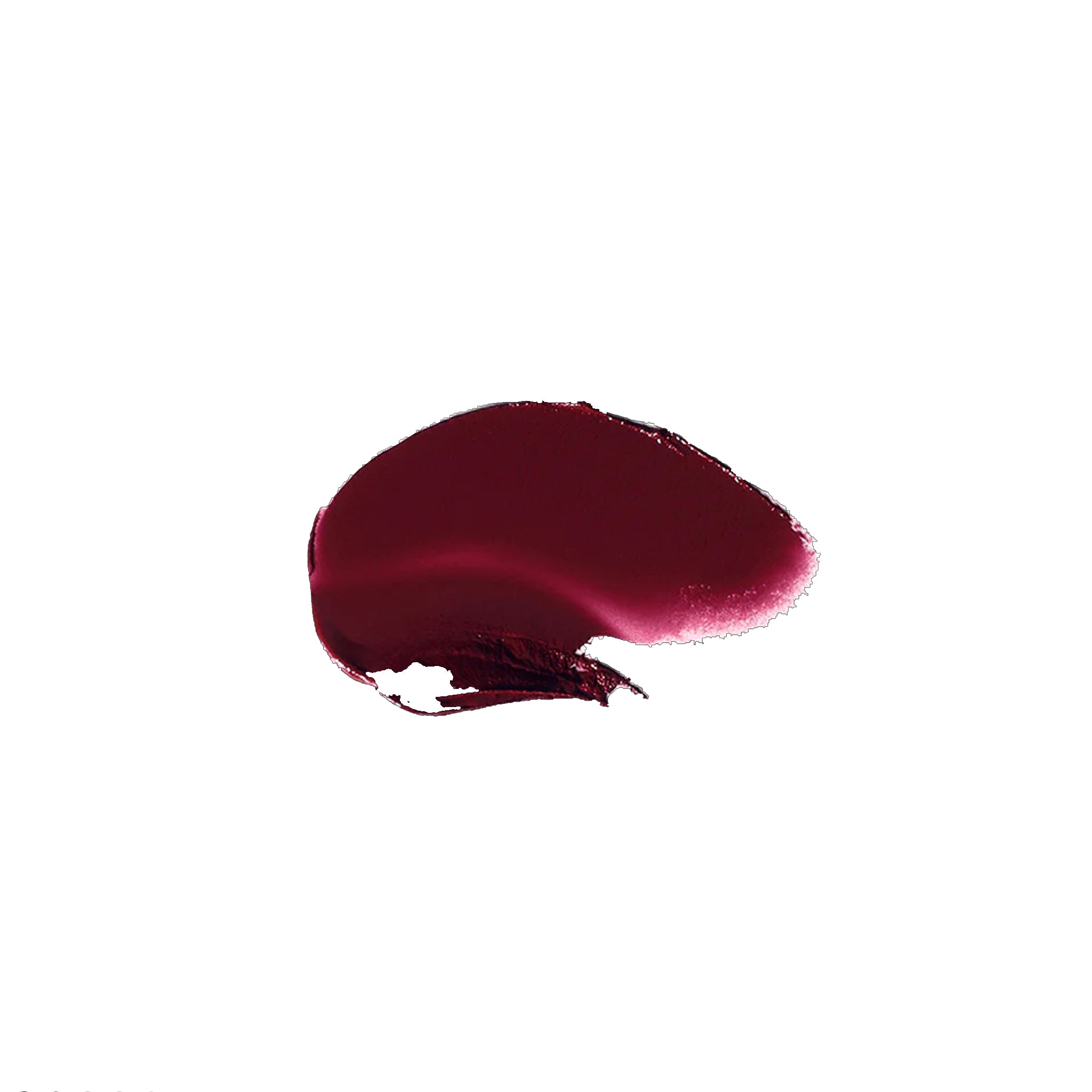 Maroon lipstick swatch on a white background