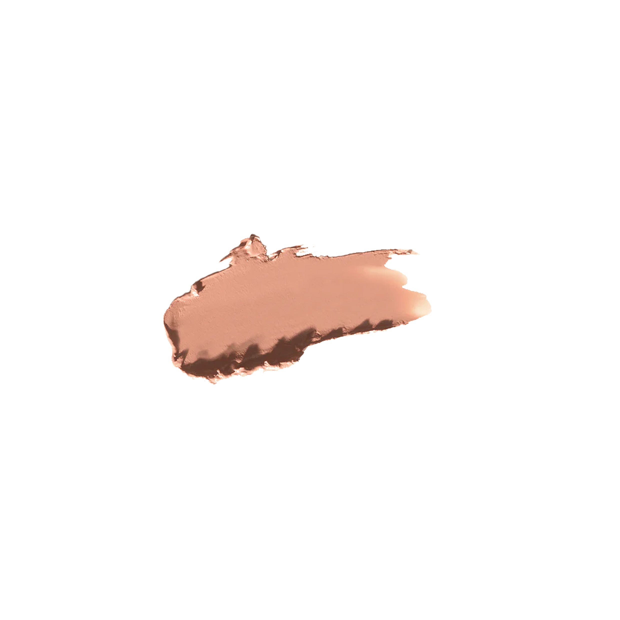A lipstick swatch showing a pale nude colour