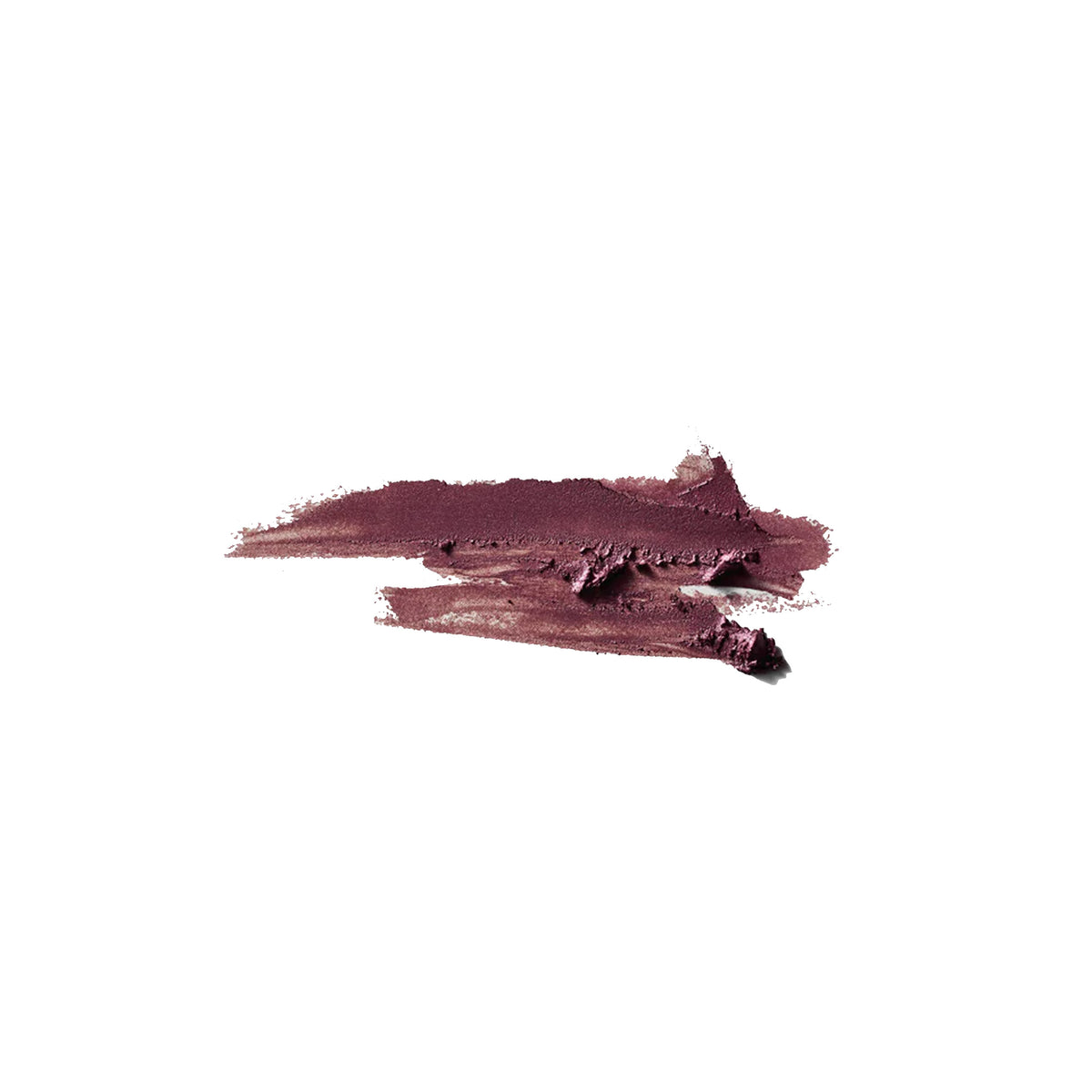 A pencil eyeliner swatch in a mauve shade, on a white background.