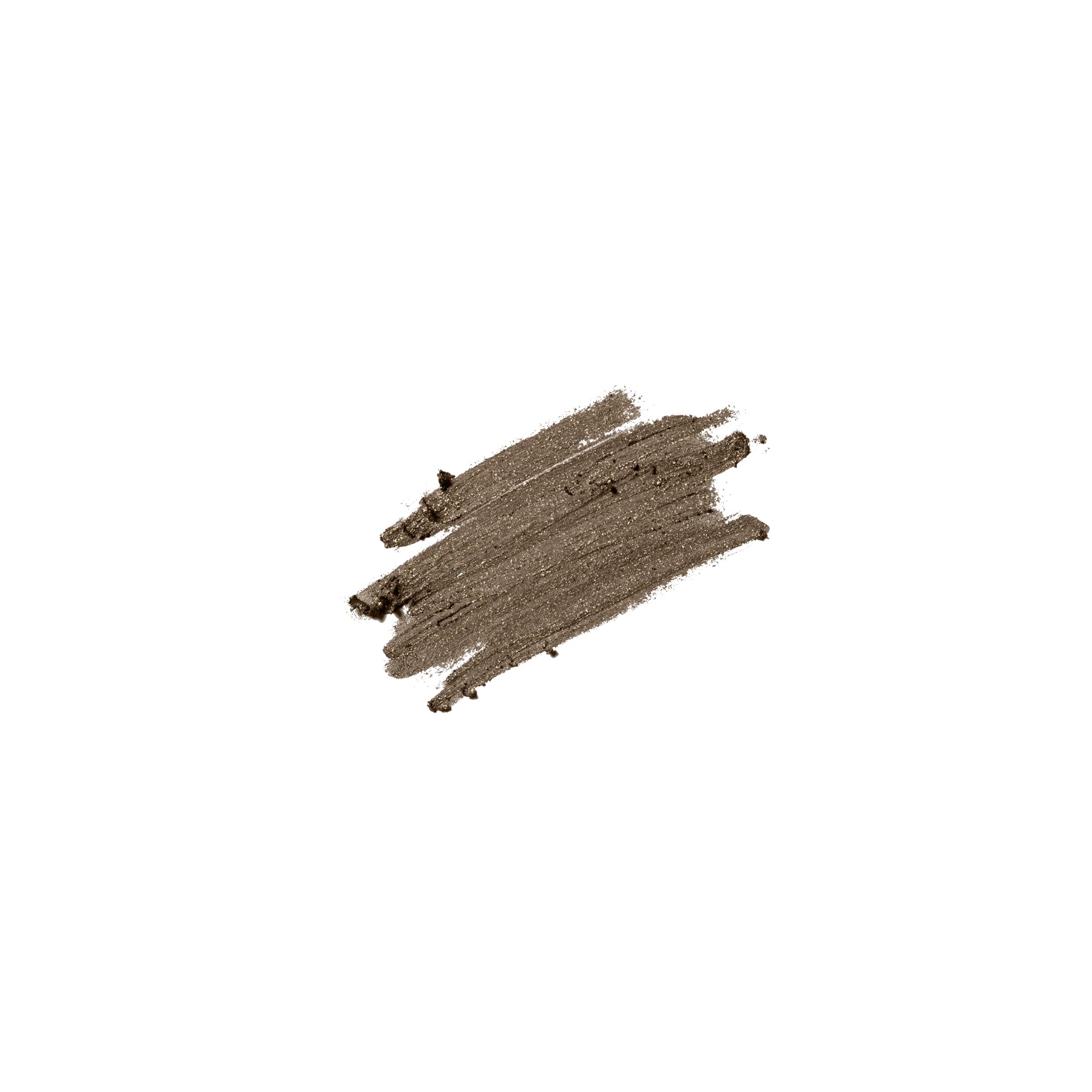 A pencil eyeliner watch in a shimmery mink shade, on a white background.
