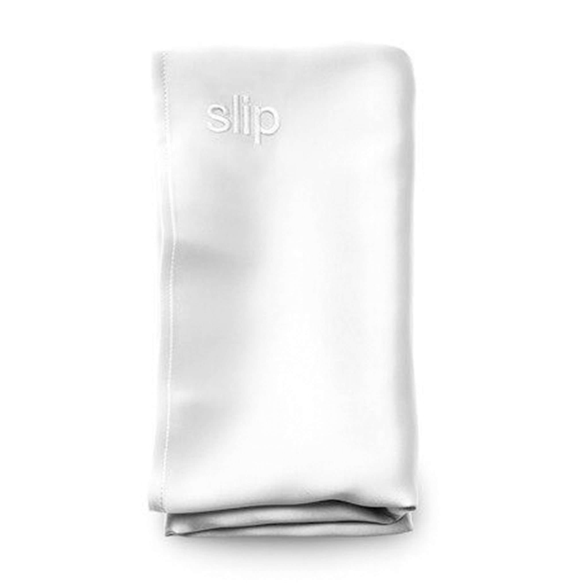 Slip silk 2024 white pillow case